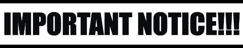 Important Notice